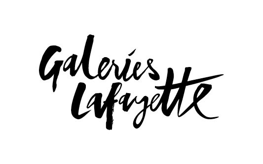 Galeries Lafayette logo in black cursive lettering
